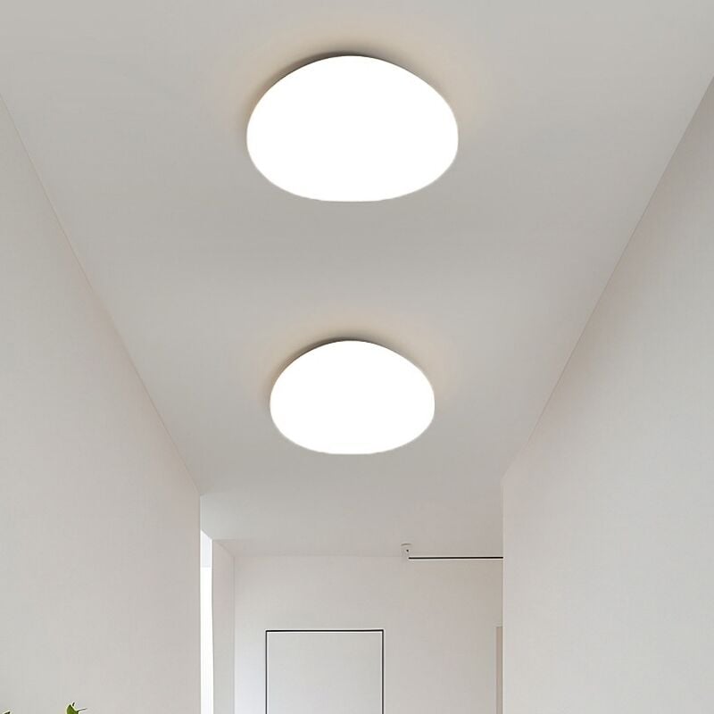 foto del prodotto lampade soffitto led moderno plafoniera acrilica creativo illuminazione da ufficio art d eco 12w luce bianco fredda 2 pezzi