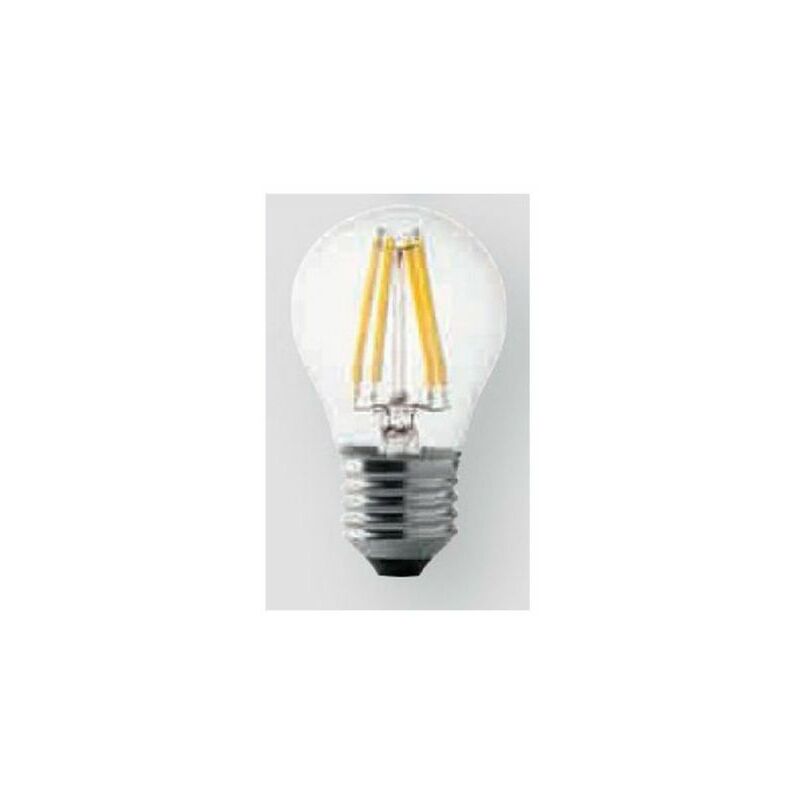 foto del prodotto lampadina 4w wire led sfera piccola trasparente old style attacco grande e27 luce calda 3000k