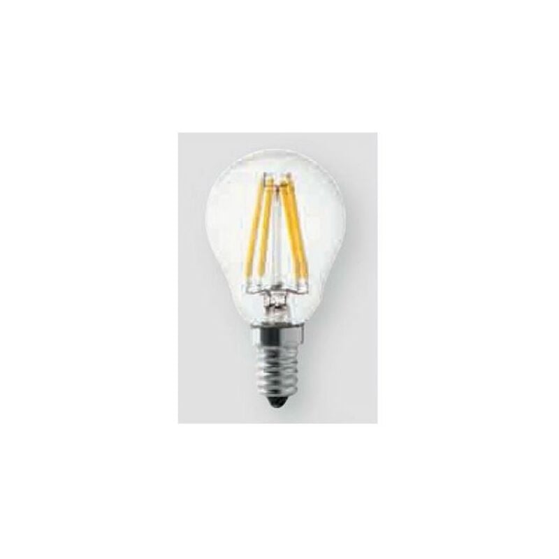 foto del prodotto lampadina 4w wire led sfera trasparente old style attacco piccolo e14 luce calda 3000k