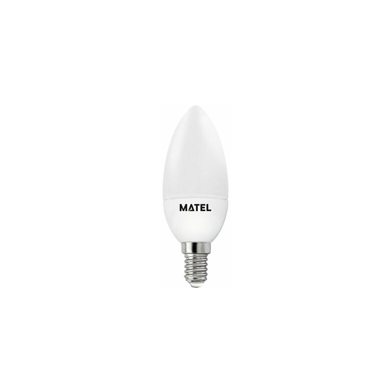 foto del prodotto lampadina a candela led calda matel 5w e14 3 intensit 