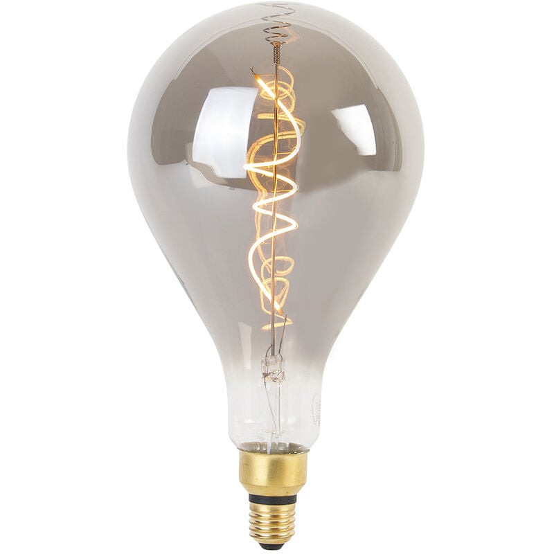 immagine 0 del prodotto lampadina a filamento a spirale led e27 dimmerabile a165 fum 4w 120lm 1800k luedd