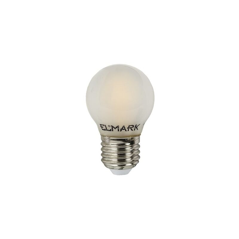 foto del prodotto lampadina a filamento led e27 g45 4w 2700k opaca elmark