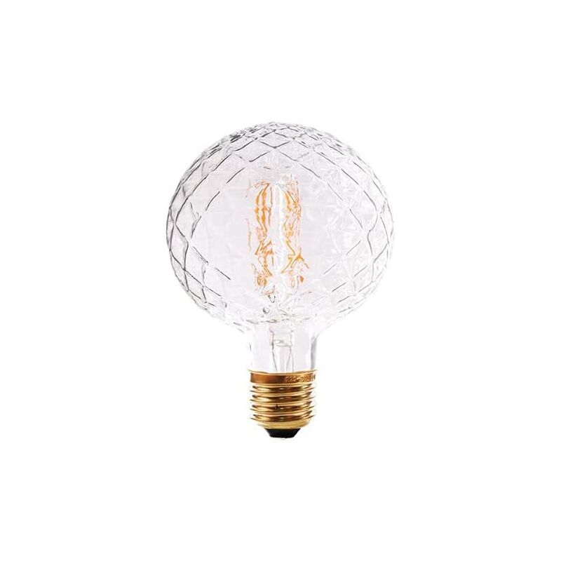 foto del prodotto lampadina a forma di ananas retr , 220 v 4 w 2700 k, g95 trasparente ananas all interno