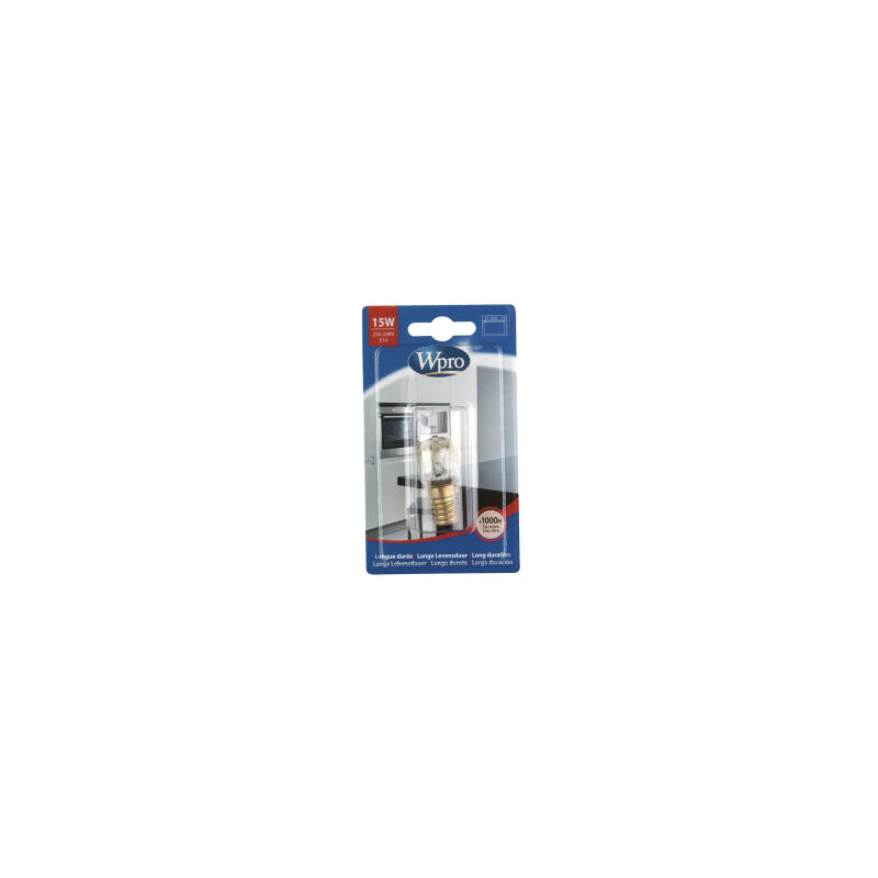 foto del prodotto lampadina a forma di pera 300 c e14 t22 15w 220v originale forni a microonde wpro 603253662734236680