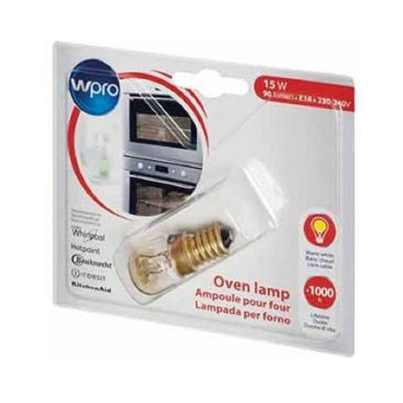 foto del prodotto lampadina a forma di pera 300 c e14 t22 15w 220v originale forni a microonde wpro 603253662894869957
