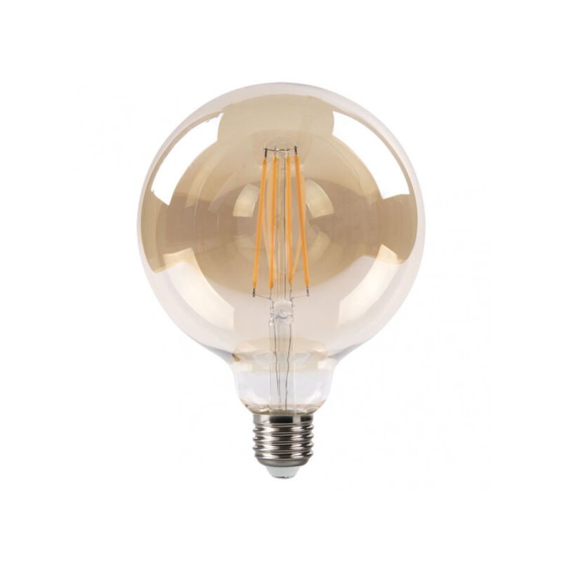 foto del prodotto lampadina a globo 16x12,5d 8w 750lm e27 ambra 2700k fabrilamp