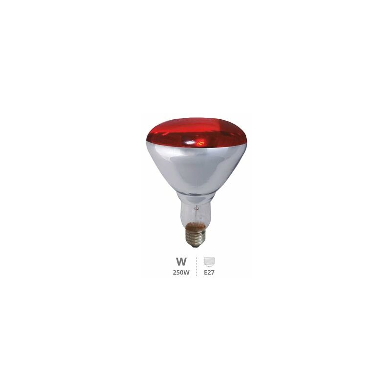 foto del prodotto lampadina a infrarossi 125mm e27max. 250 w
