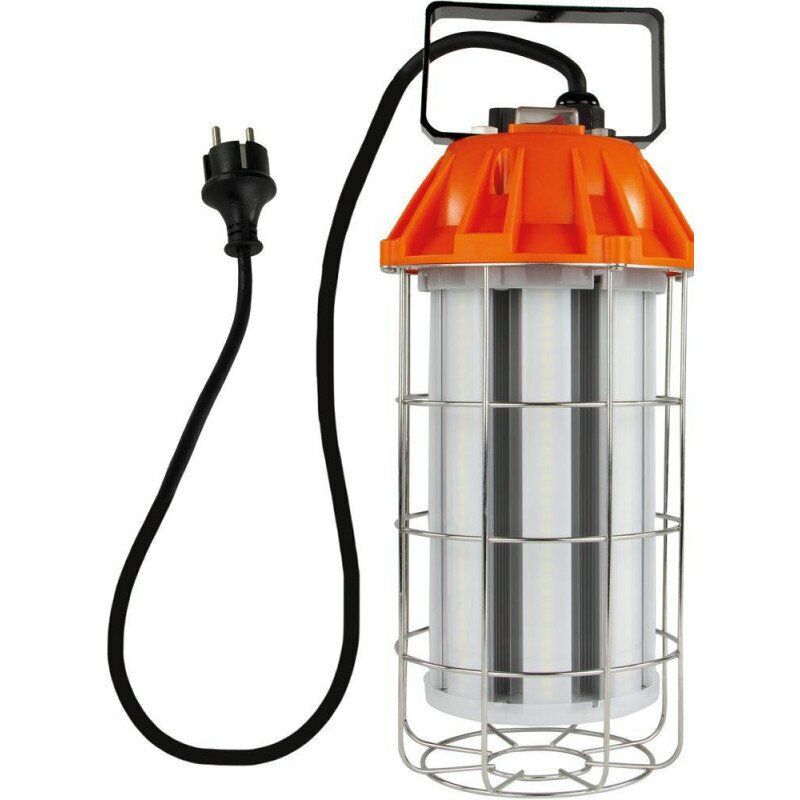 foto del prodotto lampadina a lampadina a led lampada da lavoro grigio arancione