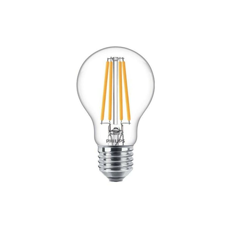 foto del prodotto lampadina a led a filamento philips goccia 100w e27 2700k, luce calda