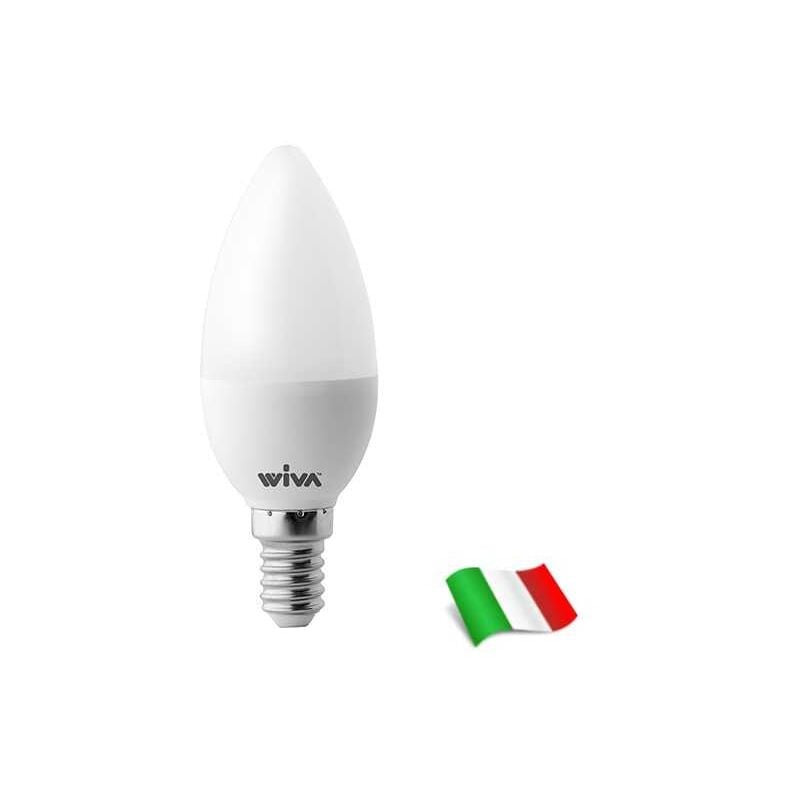 foto del prodotto lampadina a led e14 candela 4w 6000k wiva