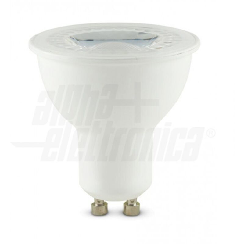 foto del prodotto lampadina a led gu10, 7w, 230vac, 38 , dimmerabile, bianco caldo