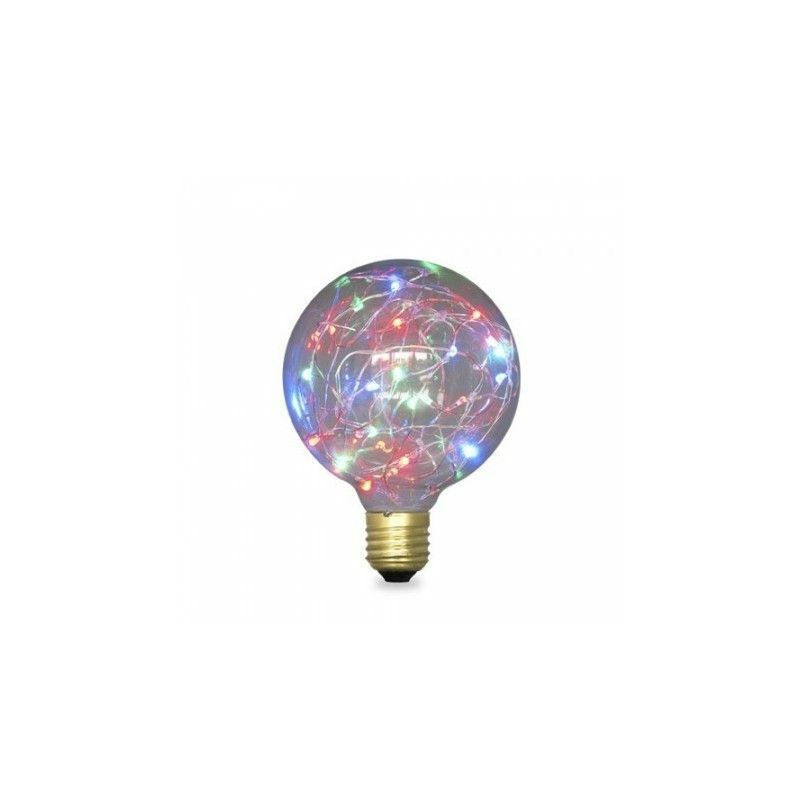 foto del prodotto lampadina a led starlight globe g125 2w e27 rgb