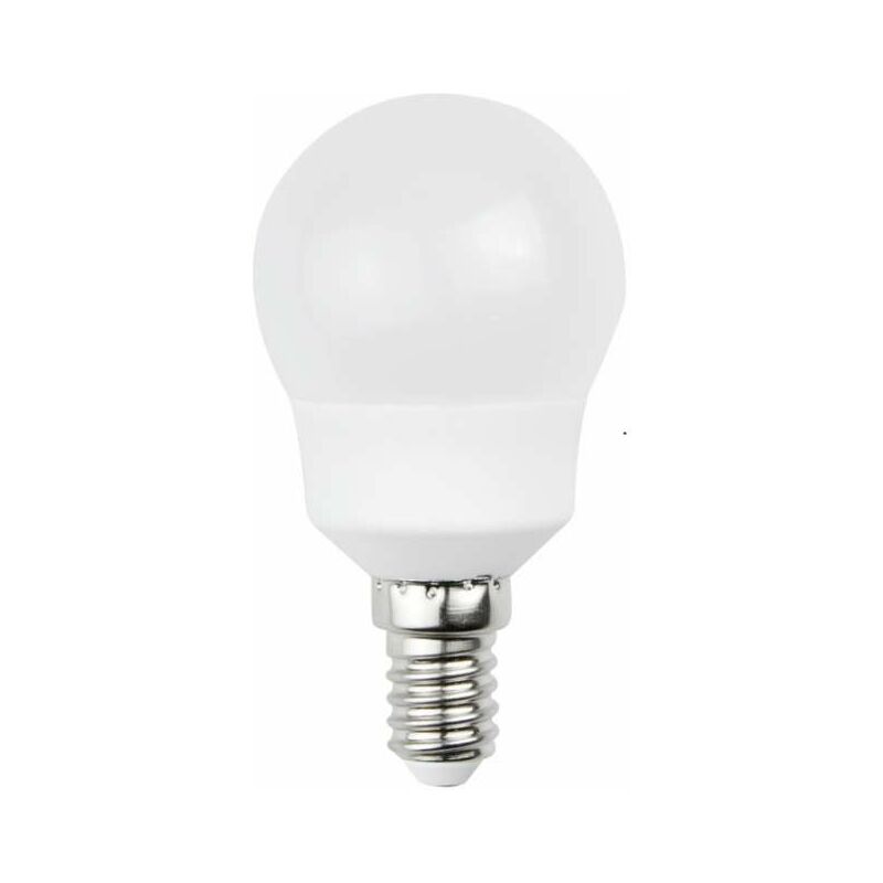 foto del prodotto lampadina a led superled sfera e14 7w 4k 700lm luce bianca