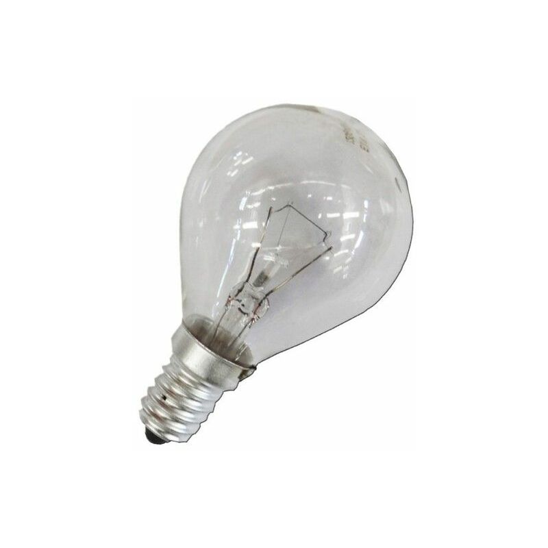 foto del prodotto lampadina ad incandescenza sferica trasparente 40w e14 solo uso industriale