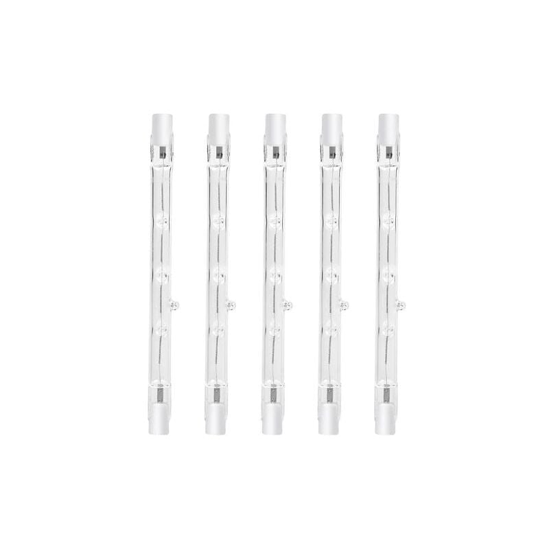 foto del prodotto lampadina alogena dimmerabile r7s da 100 w, 118 mm, bianco caldo 2800 k, faretto lineare r7s da 1500 lm, ac220 240 v, per illuminazione domestica,