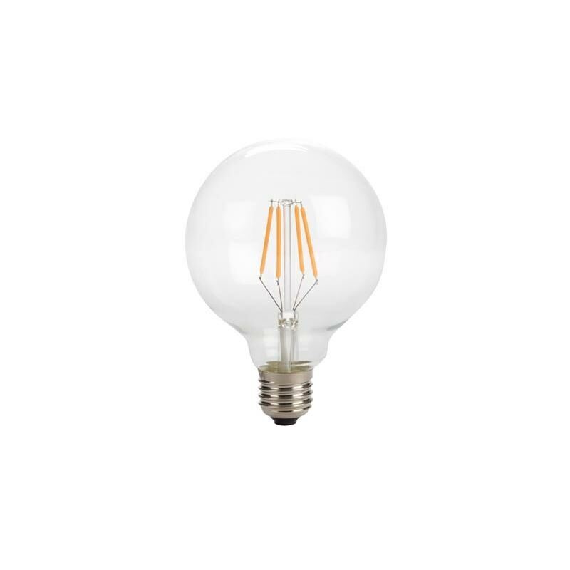 foto del prodotto lampadina anticata a filamento led g95 4 w e27 bianco caldo intenso