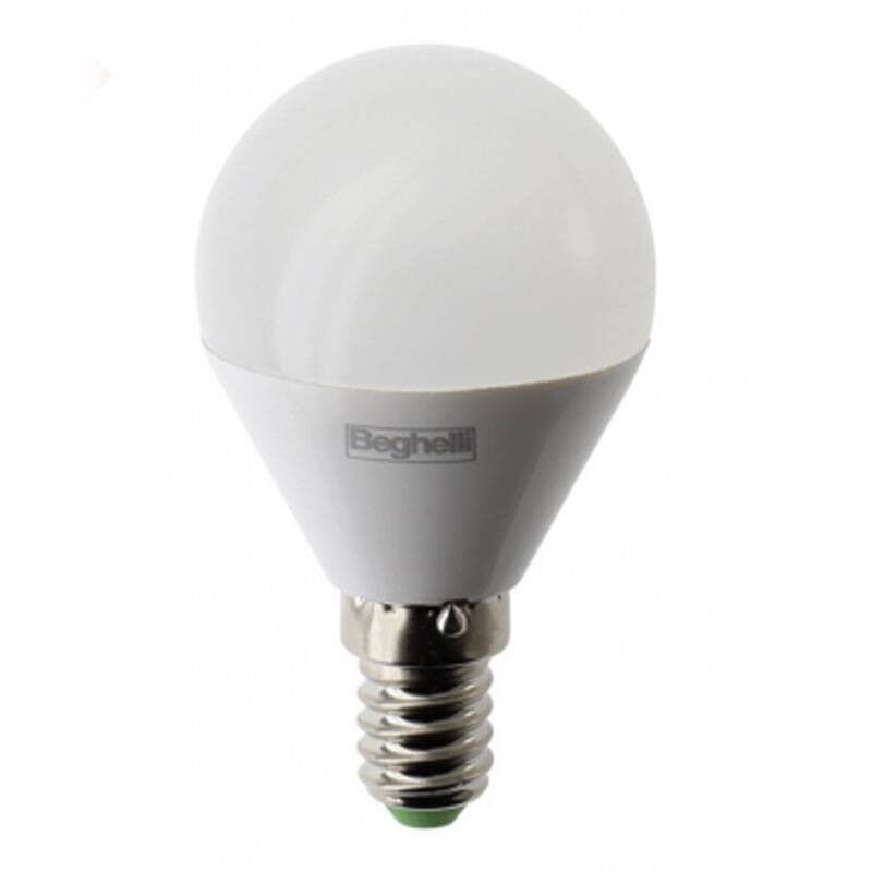 foto del prodotto lampadina beghelli sfera led e14 5w 6500k luce bianchissima 56987