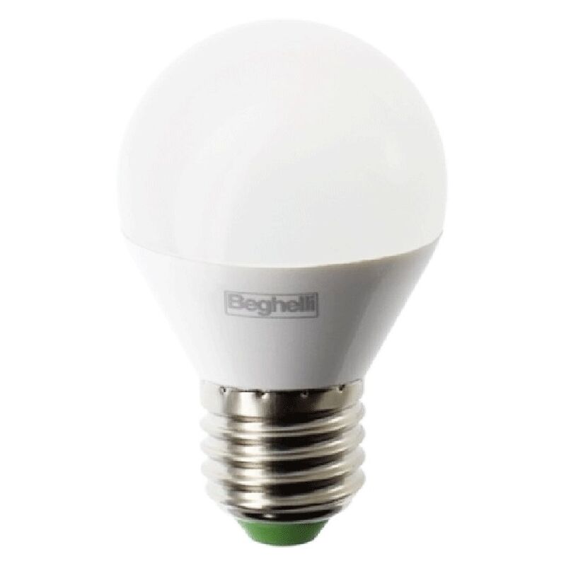 foto del prodotto lampadina beghelli sfera led e27 5w 3000k luce calda 56990