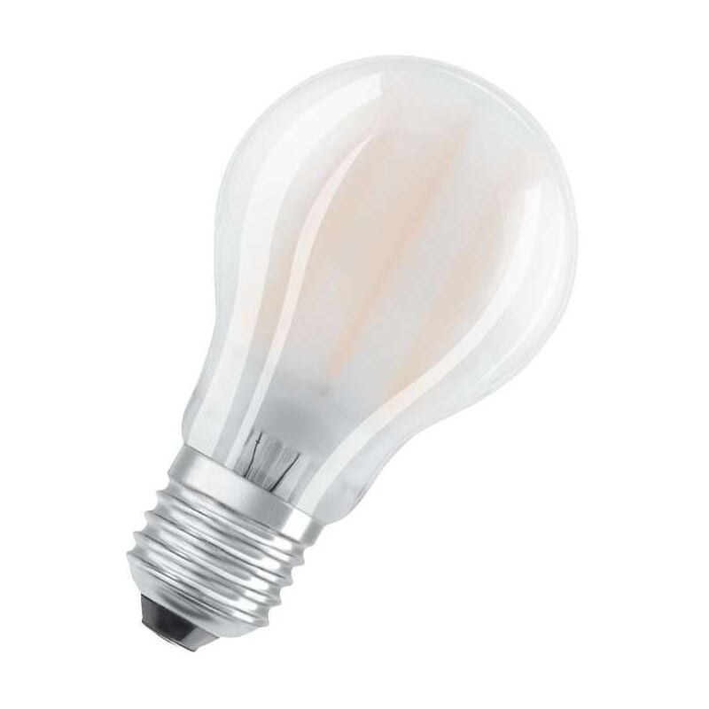 foto del prodotto lampadina classic led osram e27 pera filamento ghiaccio 6,5w 806lm