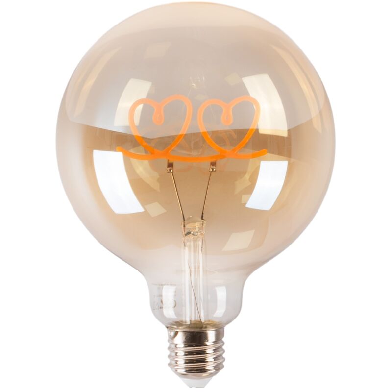 foto del prodotto lampadina decorativa a filamento hearts e27 g125 4w 2200k