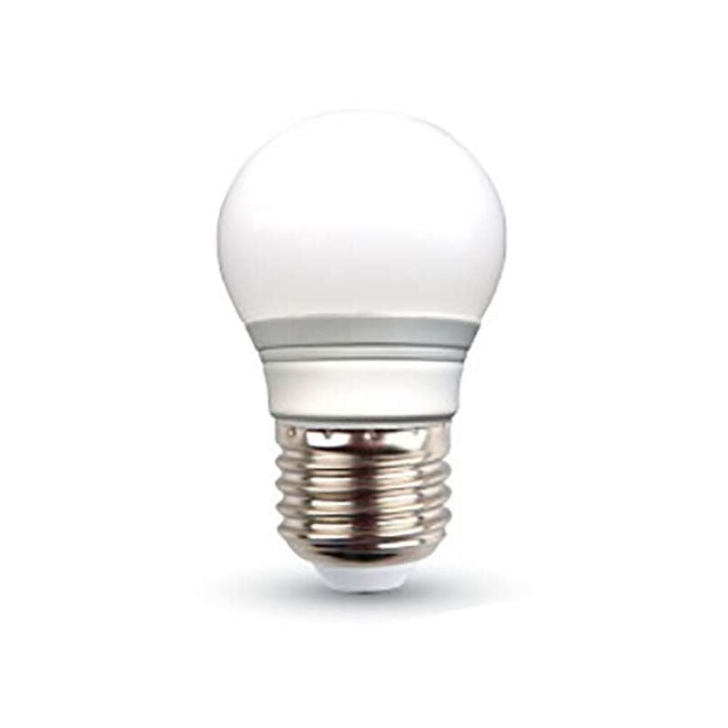 foto del prodotto lampadina e27 led 4w globe g45 equivalente 30w bianco hot 2700k
