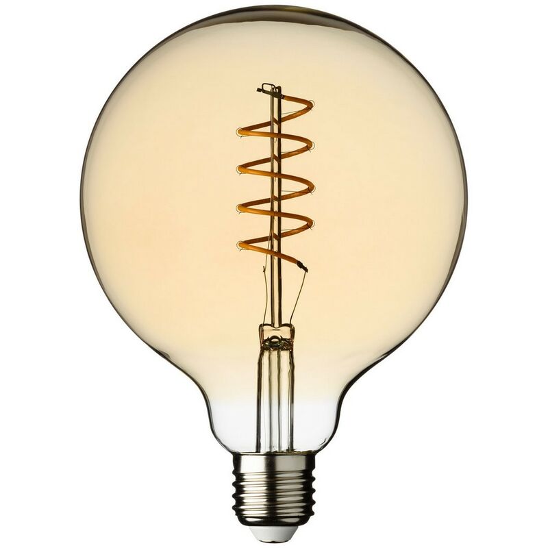 foto del prodotto lampadina e27 vintage globo 125 bianco caldo 4w a spirale