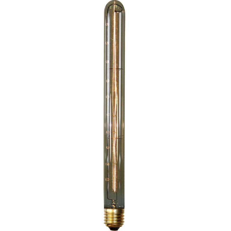 foto del prodotto lampadina edison tube long trasparente ottone, vetro, metallo trasparente