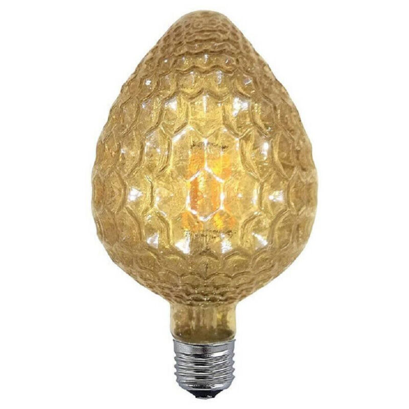 foto del prodotto lampadina filamento a ovale ambra e27 4w stile vintage retro luce decorati ov oc trade shop traesio