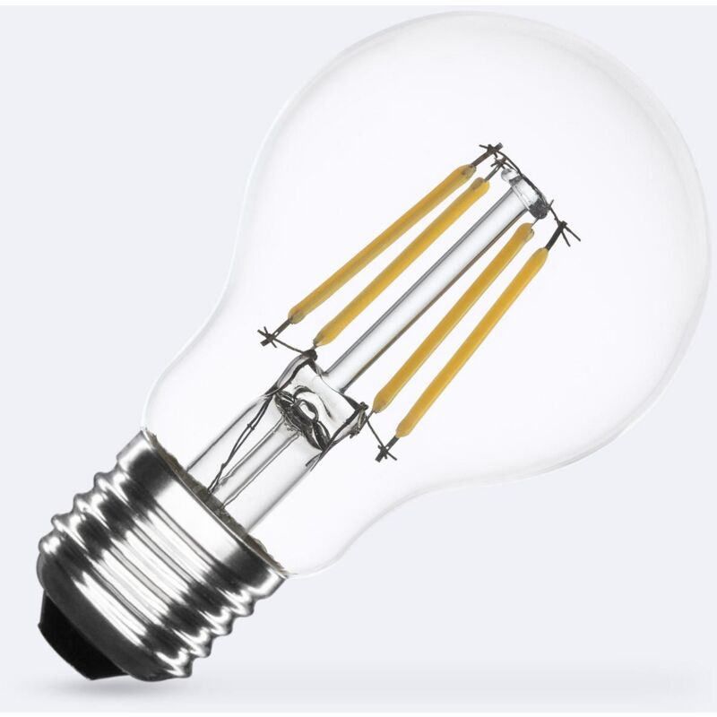 foto del prodotto lampadina filamento led e27 4w 470 lm a60 bianco caldo no flicker 2700k