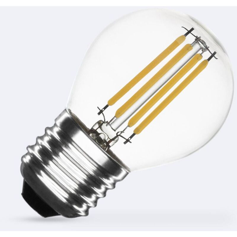 foto del prodotto lampadina filamento led e27 4w 470 lm regolabile g45 bianco naturale no flicker 4000k