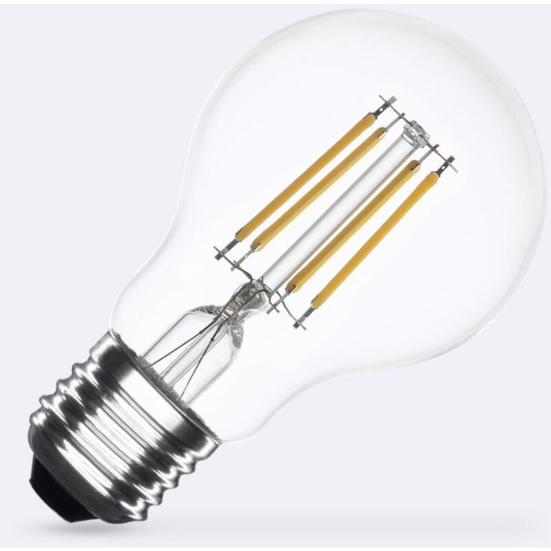 foto del prodotto lampadina filamento led e27 6w 720 lm a60 bianco naturale no flicker 4000k