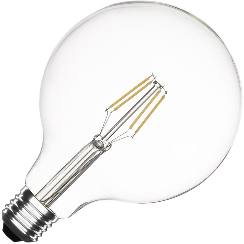 foto del prodotto lampadina filamento led e27 6w 720 lm g125 bianco caldo no flicker 2700k