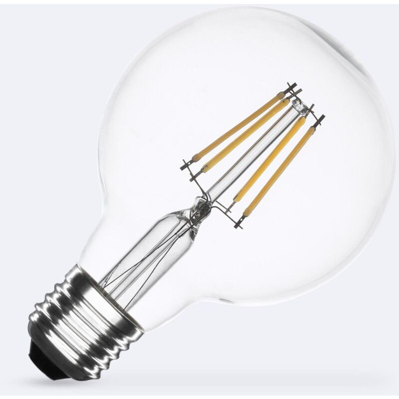 foto del prodotto lampadina filamento led e27 6w 720 lm g80 bianco caldo no flicker 2700k