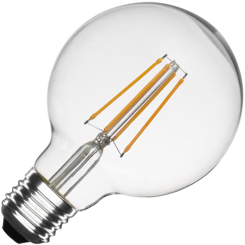 foto del prodotto lampadina filamento led e27 6w 720 lm g95 bianco naturale no flicker 4000k