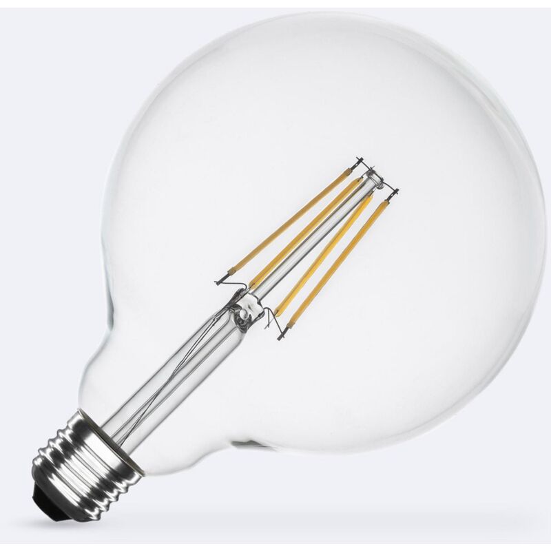 foto del prodotto lampadina filamento led e27 8w 1055 lm g125 bianco naturale no flicker 4000k
