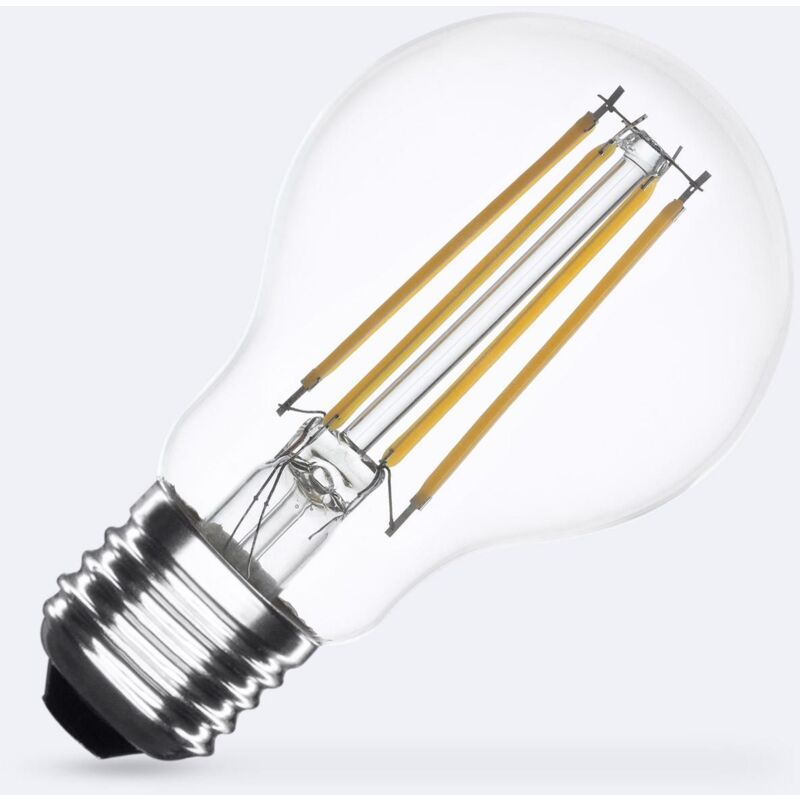 foto del prodotto lampadina filamento led e27 8w 1055 lm regolabile a60 bianco caldo no flicker 2700k
