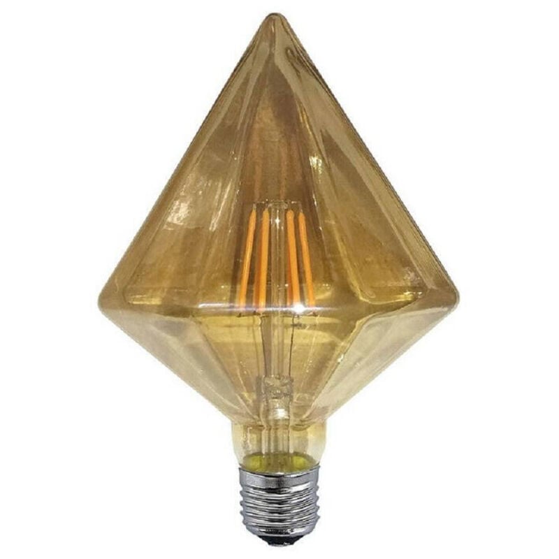 foto del prodotto lampadina filamento prisma ambra e27 4watt stile vintage retro decorativa tri oc trade shop traesio