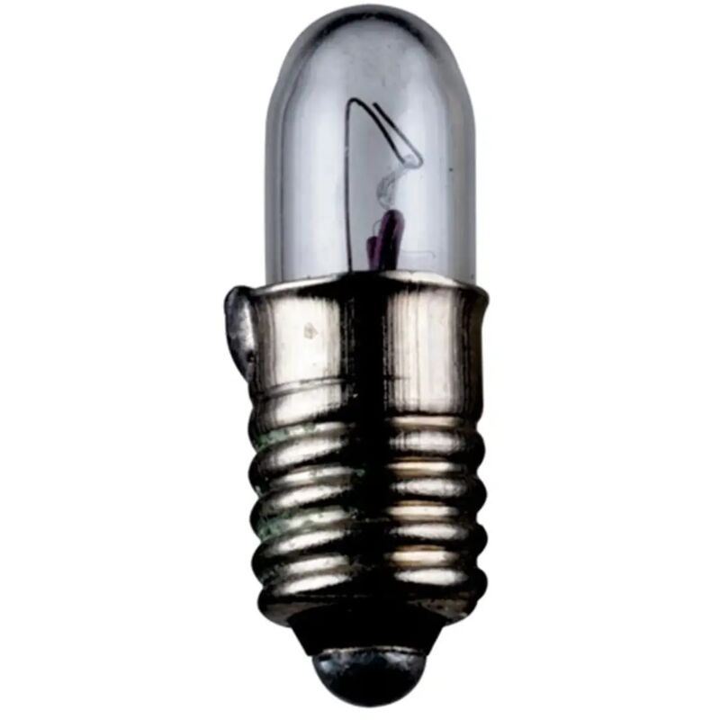 foto del prodotto lampadina in miniatura modellismo treno e5.5 6 volt 0,30 watt
