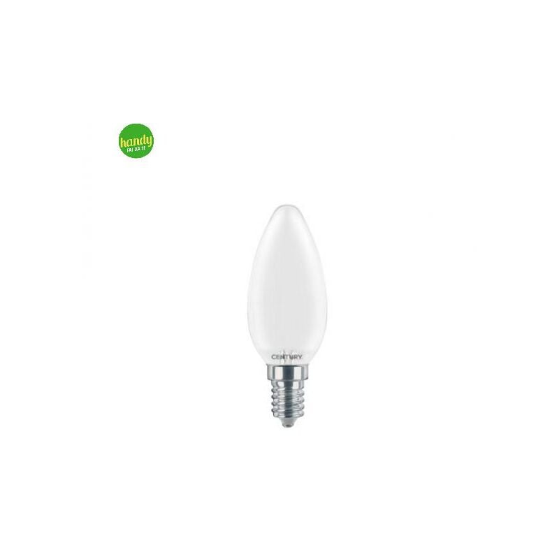 foto del prodotto lampadina incanto saten led century 6w e14 4000k dimmerabile