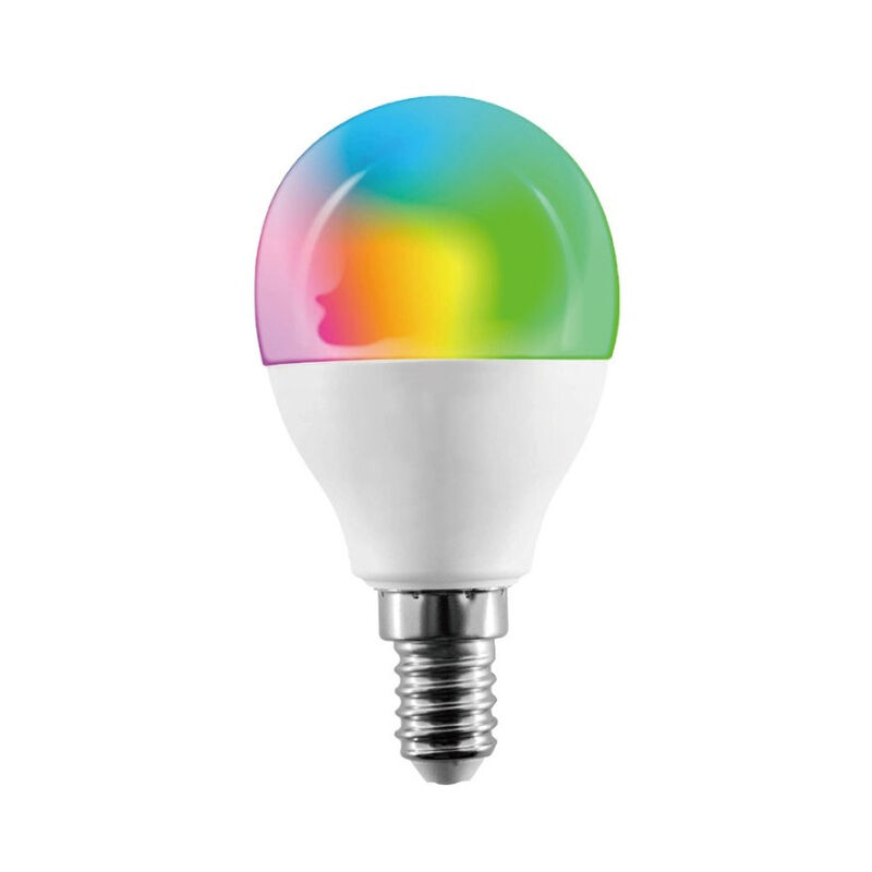 foto del prodotto lampadina intelligente smart g45 e14 5.5w 350lm wifi led rgb cct dimmerabile app trade shop traesio