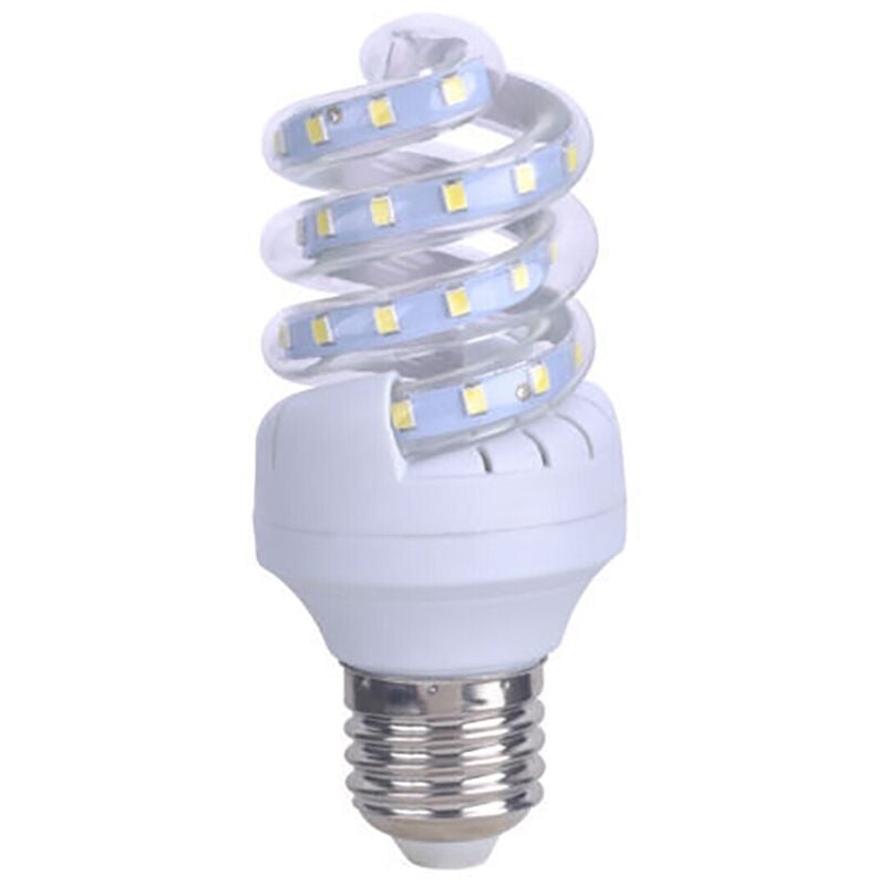 foto del prodotto lampadina lampada a led smd 2835 3w watt e27 spirale basso consumo luce fredda