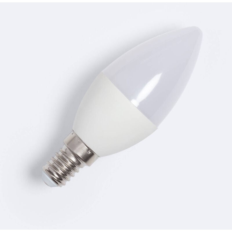 foto del prodotto lampadina led 12 24v e14 5w 400 lm c37 bianco freddo no flicker 6000k