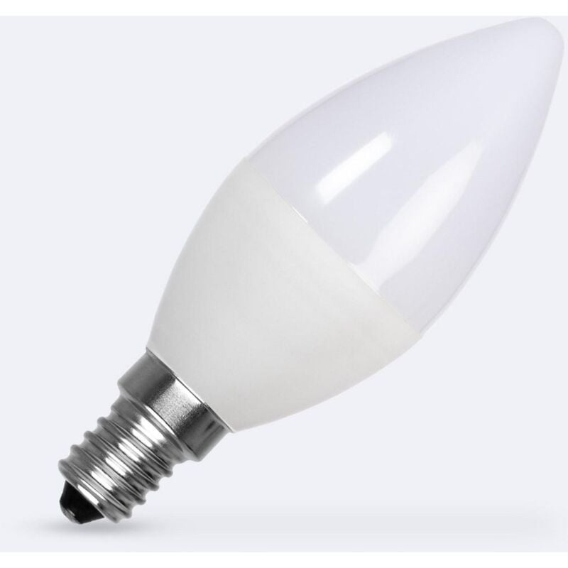 foto del prodotto lampadina led 12 24v e14 c37 5w 450 lm bianco freddo no flicker 6000k