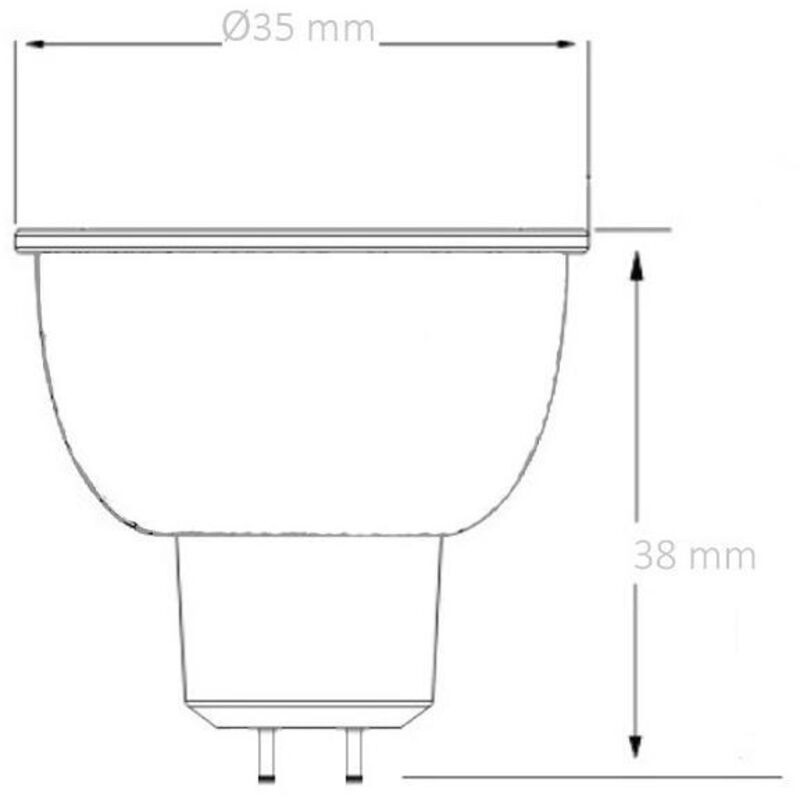 foto del prodotto lampadina led 12v mr11 1w 120 lm bianco naturale 4000k