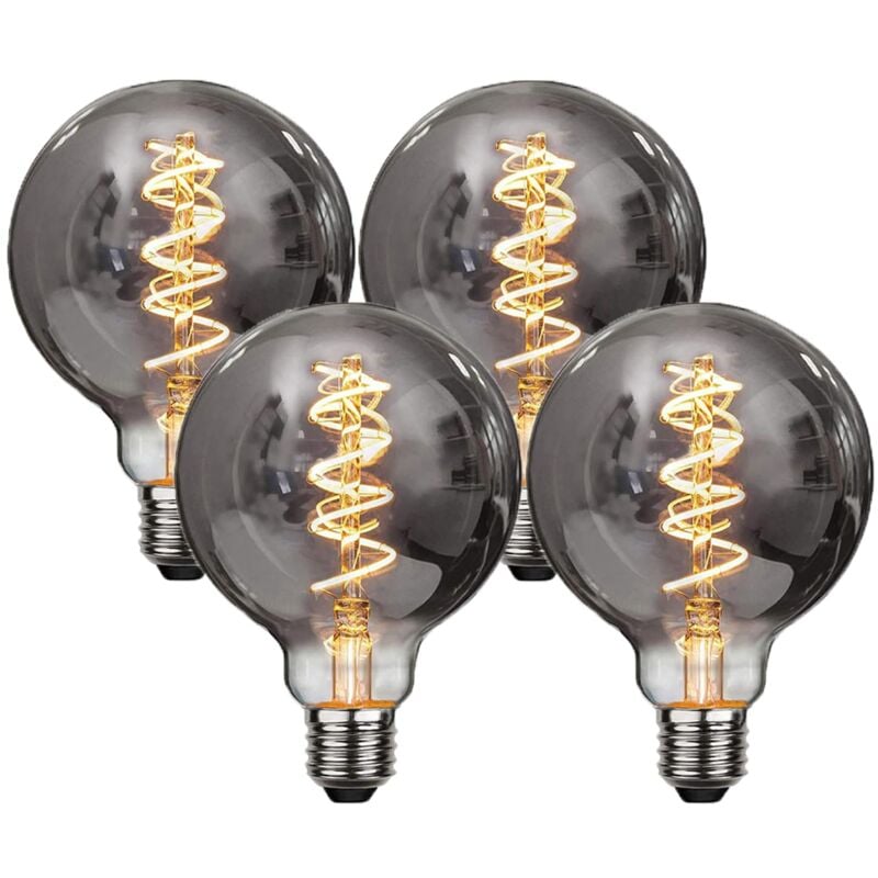 foto del prodotto lampadina led,4 pezzi lampadina vintage edison e27 g95 4w edison lampadina,luce filamento lampadina luce retr lampadine lampadine decorativo per