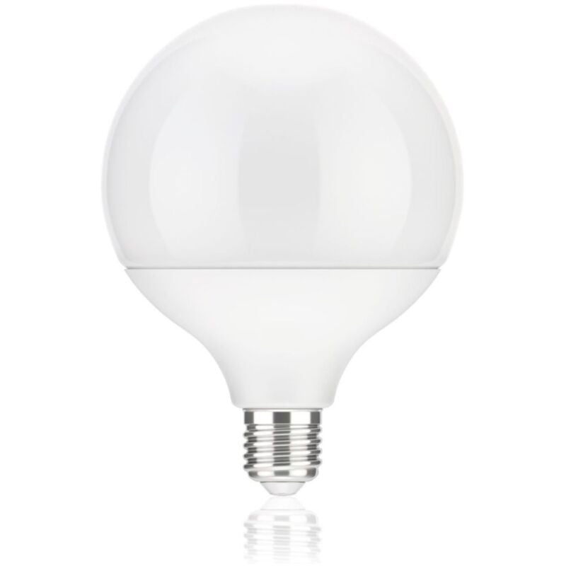 foto del prodotto lampadina led 40w luce fredda globo g150 lampada sfera bianca attacco e27 dr