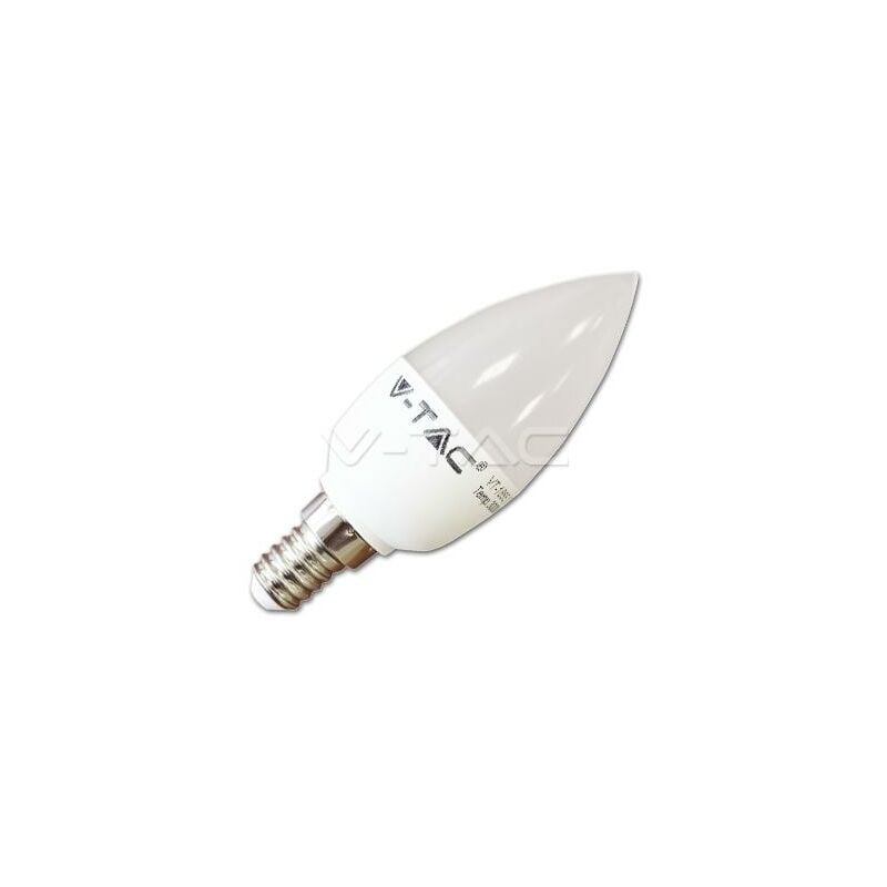 foto del prodotto lampadina led 6w e14 candela bianco freddo 6400k luce fredda
