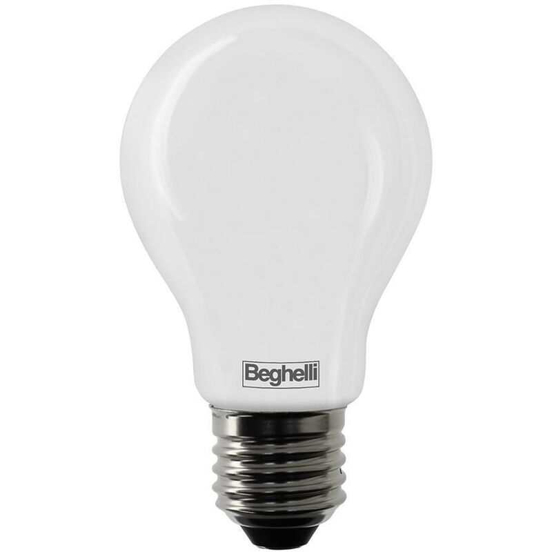 foto del prodotto lampadina led 7w e27 6500k luce fredda goccia beghelli 56522