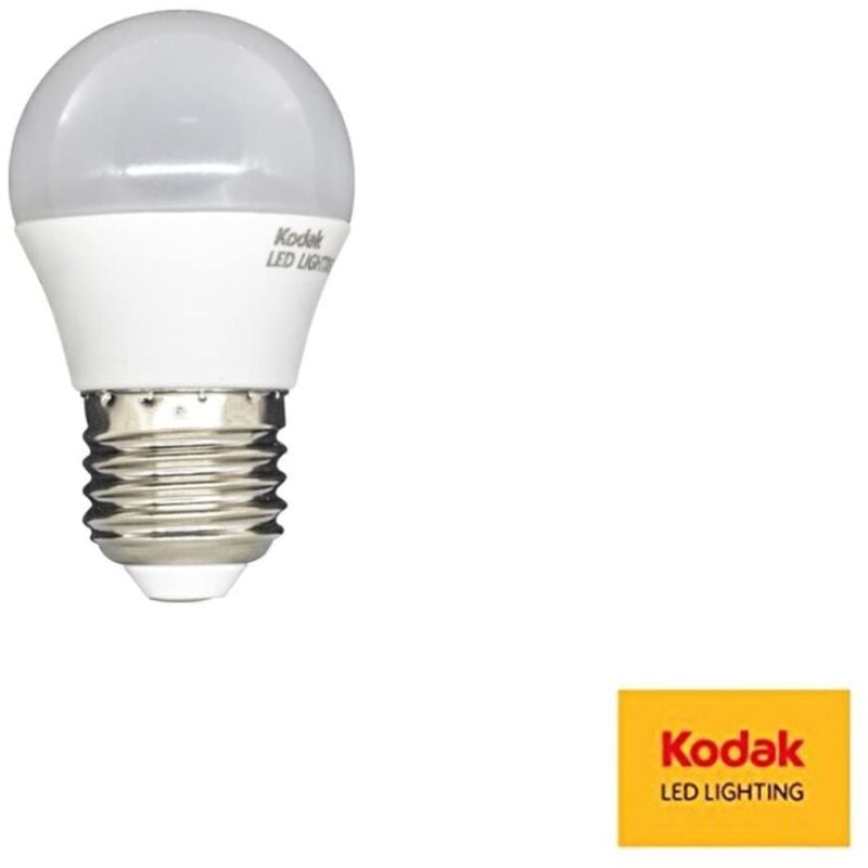 foto del prodotto lampadina led 7w e27 luce calda smd g45 mini globo 71038 eu 2700 kodak