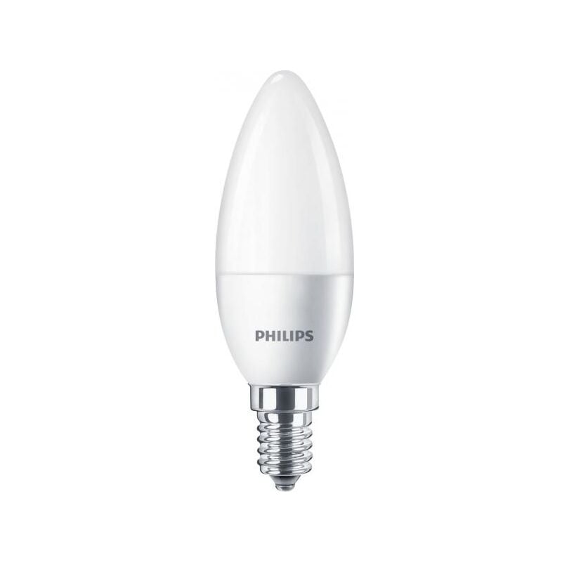 foto del prodotto lampadina led a candela 40w e14 2700k non dimmerabile luce bianca calda philips